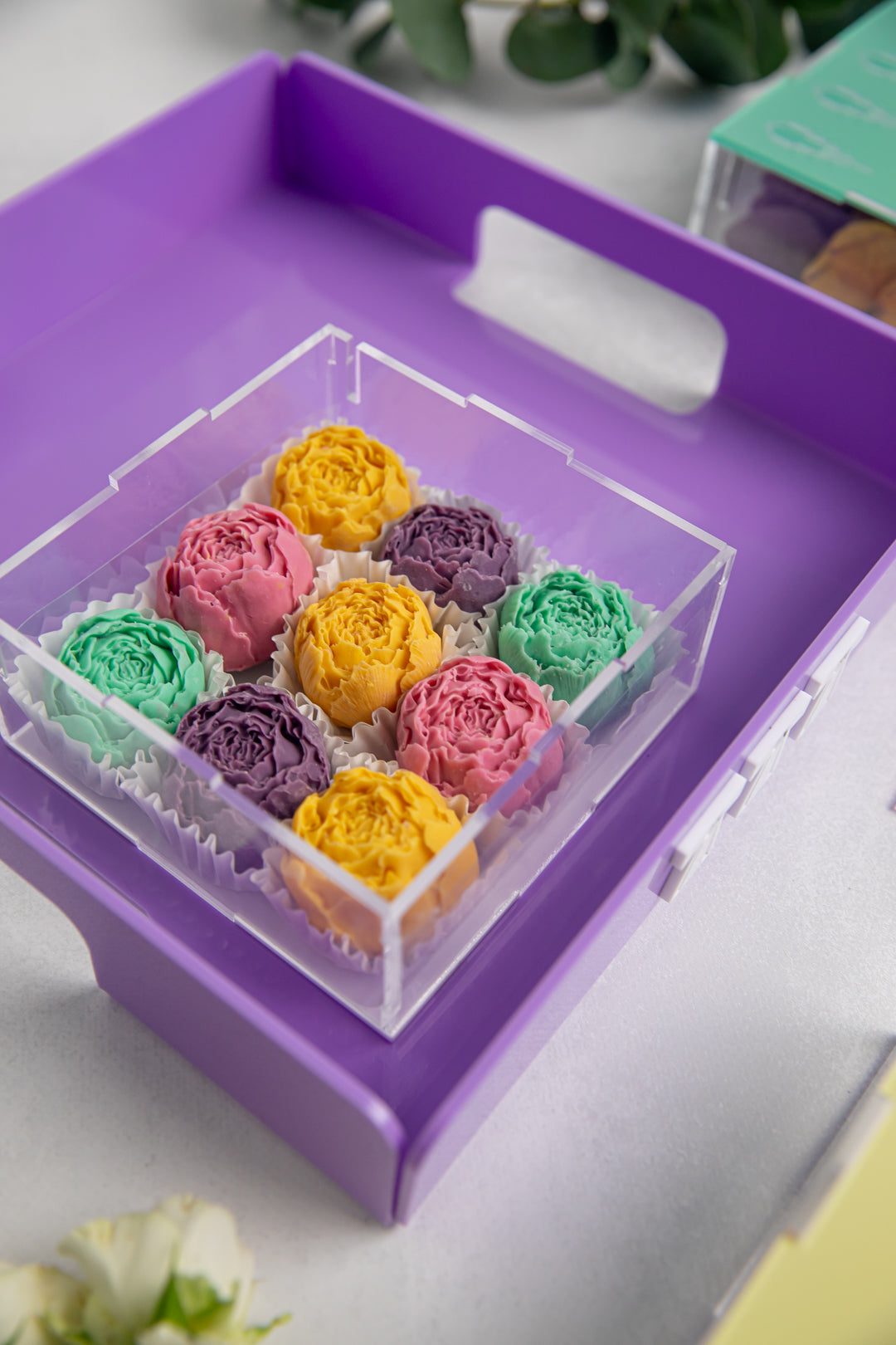 Colorful Assorted Chocolate Flowers