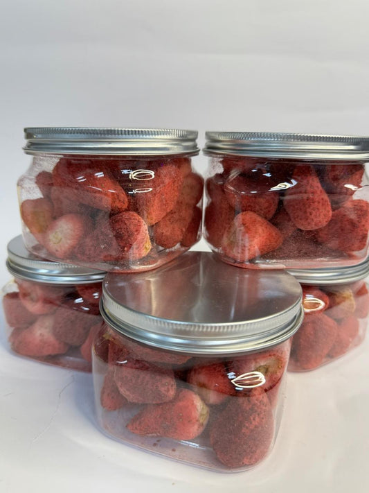 الفراولة المجففة بالتجميد المقرمشة