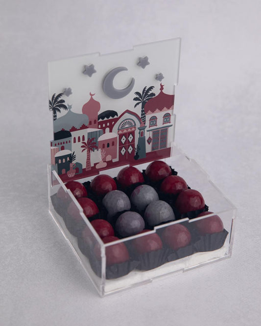 صندوق من 16 قطعة شوكولاتة